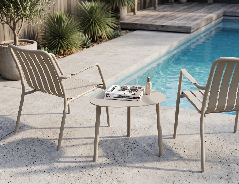 Roku Lounge Chair - Outdoor - Latte