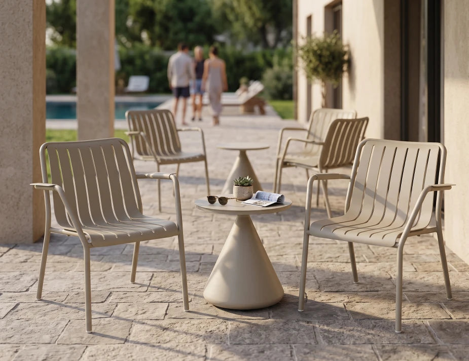 Roku Lounge Chair - Outdoor - Latte