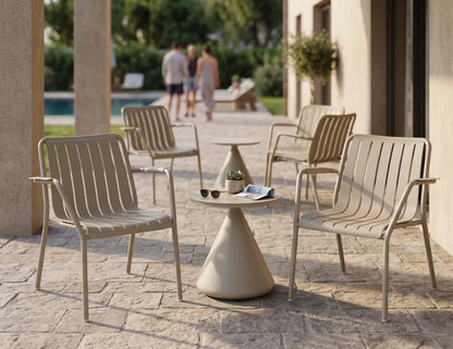 Roku Lounge Chair - Outdoor - Latte