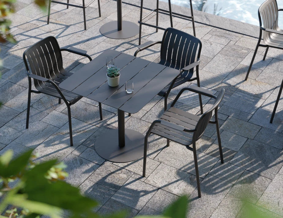 Roku Armchair - Outdoor - Charcoal