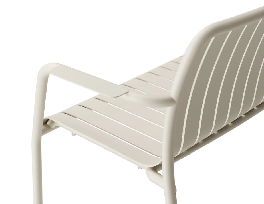 Roku Garden Bench 125cm - Outdoor - Matte Latte