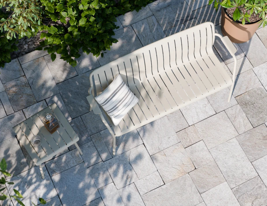 Roku Garden Bench 125cm - Outdoor - Matte Latte