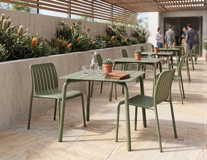 Roku Dining Table 90cm - Outdoor - Eucalyptus Green