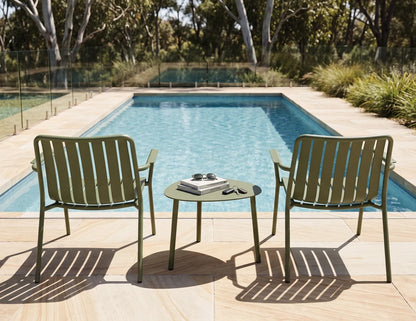 Roku Lounge Chair - Outdoor - Eucalyptus Green
