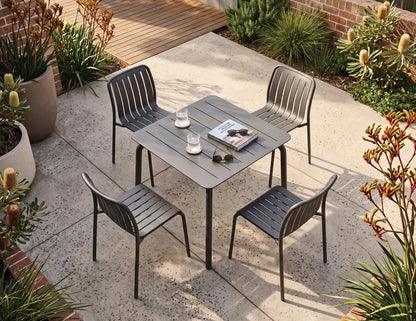 Roku Dining Chair - Outdoor - Charcoal