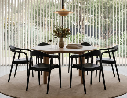 Arki Armchair - Black Ash with Pad