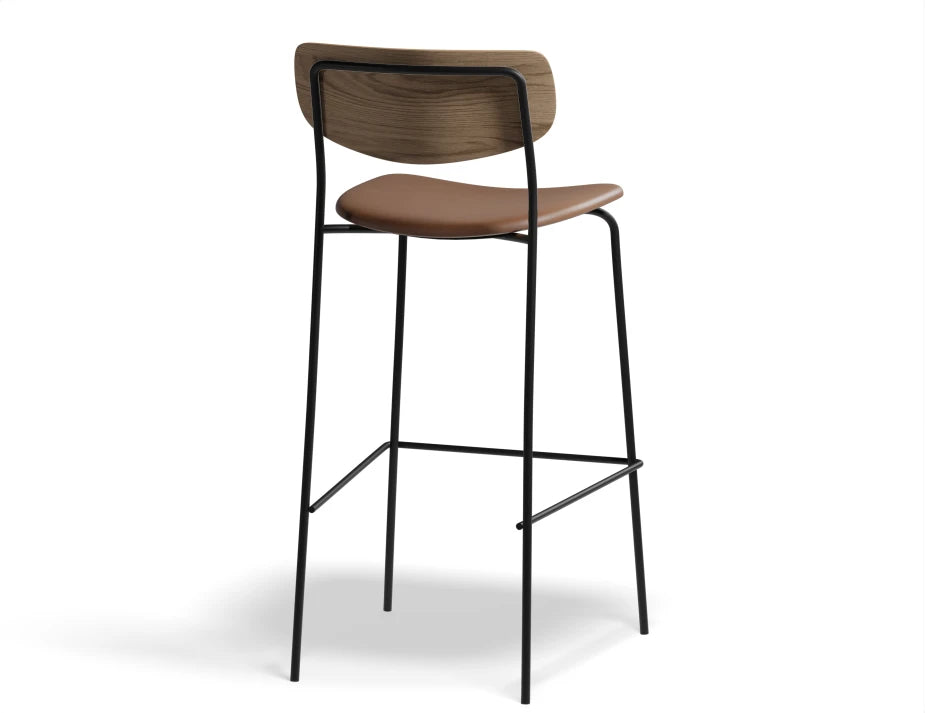 Rylie Bar Stool - Natural - Upholstered