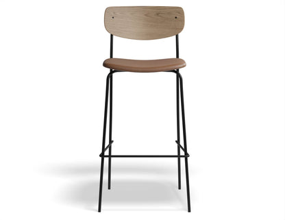 Rylie Bar Stool - Natural - Upholstered