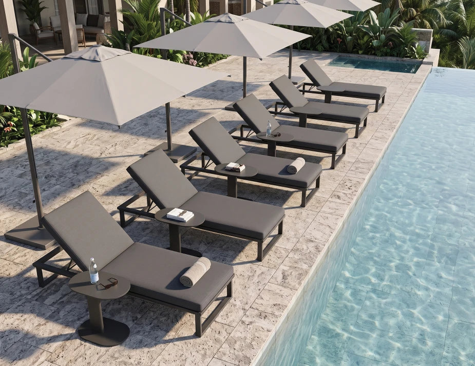 Serra Sun Lounge - Charcoal