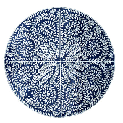 Severin Dark Blue Mother of Pearl Coffee Table 90cm