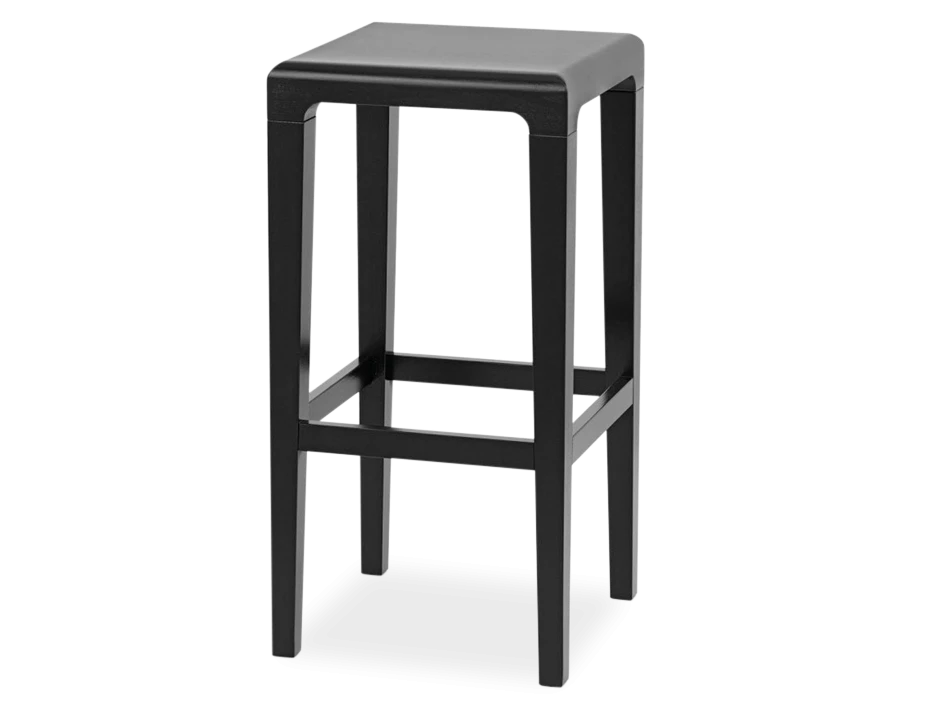 Rioja Barstool - Black Stained - 65cm - by TON