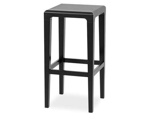 Rioja Barstool - Black Stained - 65cm - by TON