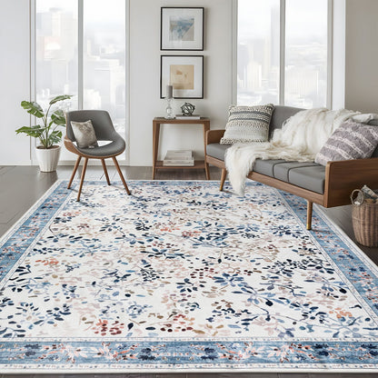 Sherry Vine Washable Rug - Multi & Ivory