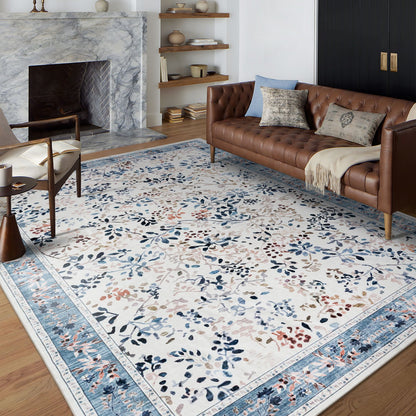 Sherry Vine Washable Rug - Multi & Ivory