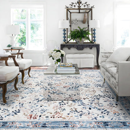Sherry Vine Washable Rug - Multi & Ivory