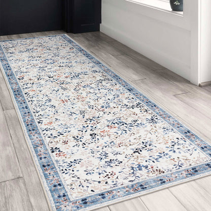 Sherry Vine Washable Rug - Multi & Ivory