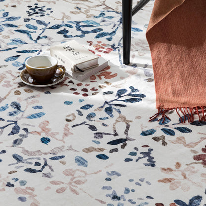 Sherry Vine Washable Rug - Multi & Ivory