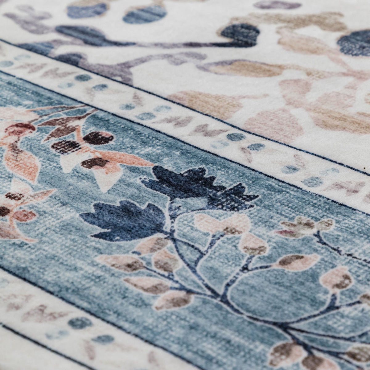 Sherry Vine Washable Rug - Multi & Ivory