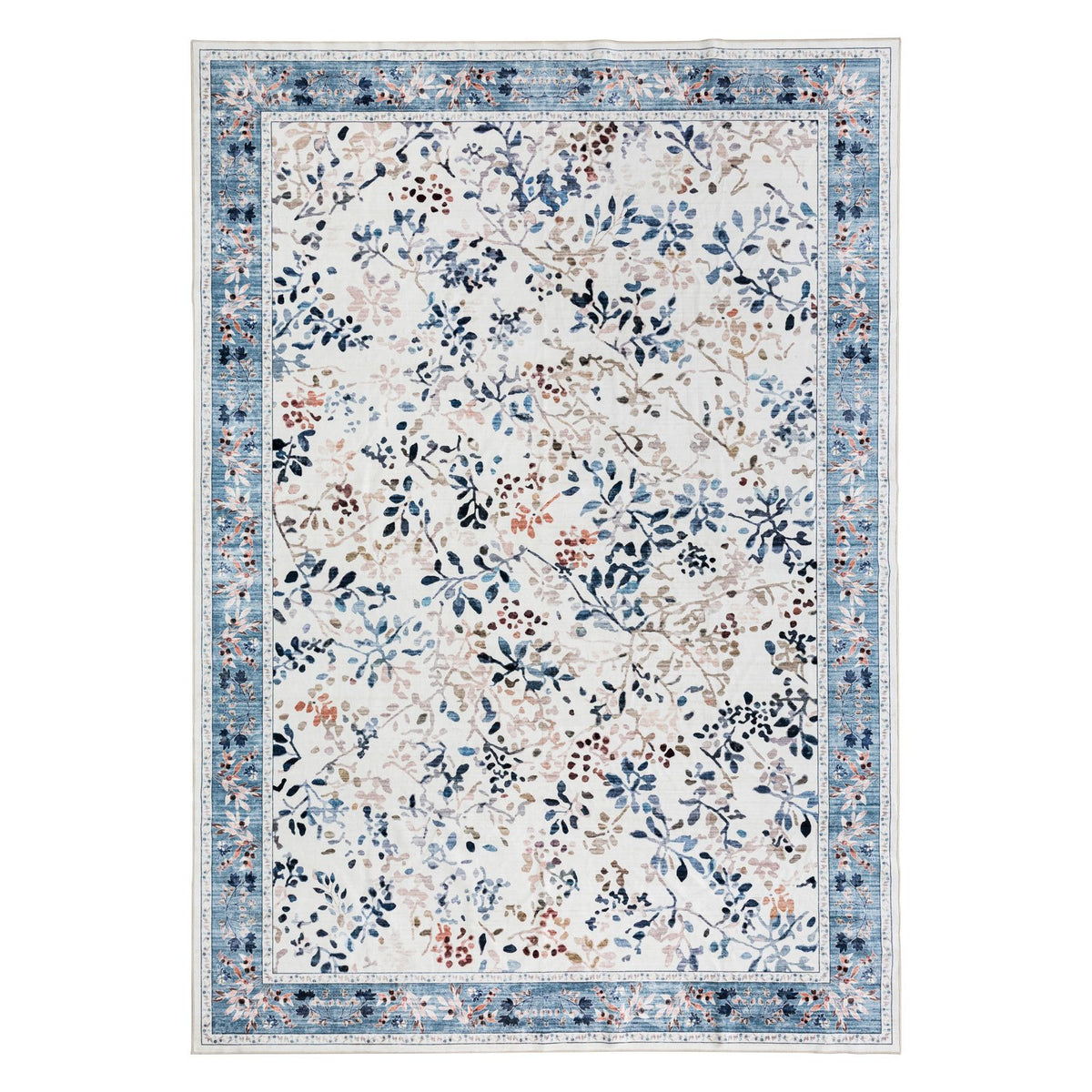 Sherry Vine Washable Rug - Multi & Ivory