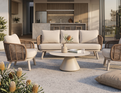 Sorrento Lounge Chair - Outdoor - Latte