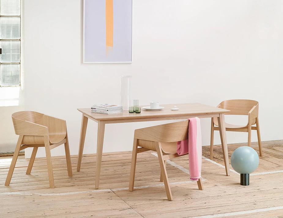 Jylland Extendable Dining Table - Natural Oak - 160cm to 220cm - by TON