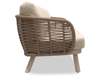 Sorrento 3 Seater Sofa - Outdoor - Latte