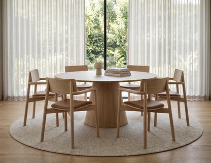 Circa Dining Table - Round - Natural Ash - 140cm