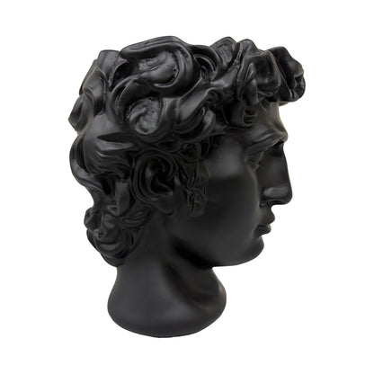 Urban Attitude David Head Planter - Matte Black
