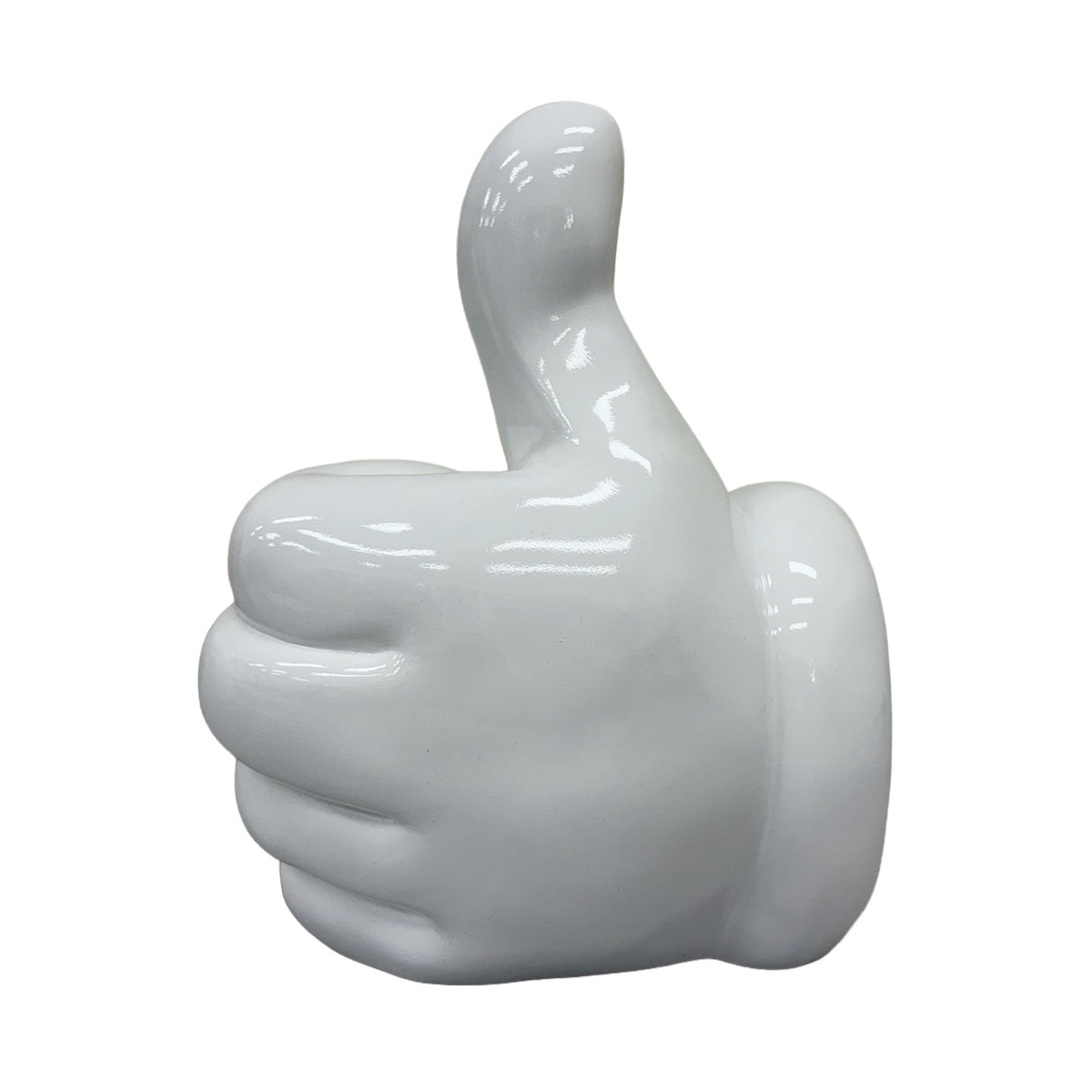 Urban Attitude Thumbs Up Statue - Glossy White