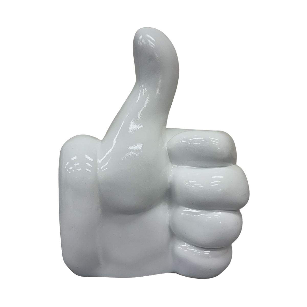Urban Attitude Thumbs Up Statue - Glossy White