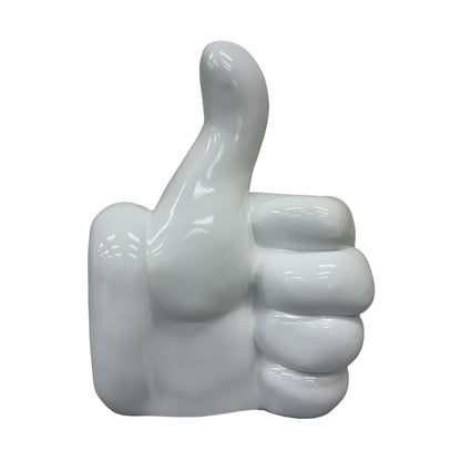 Urban Attitude Thumbs Up Statue - Glossy White