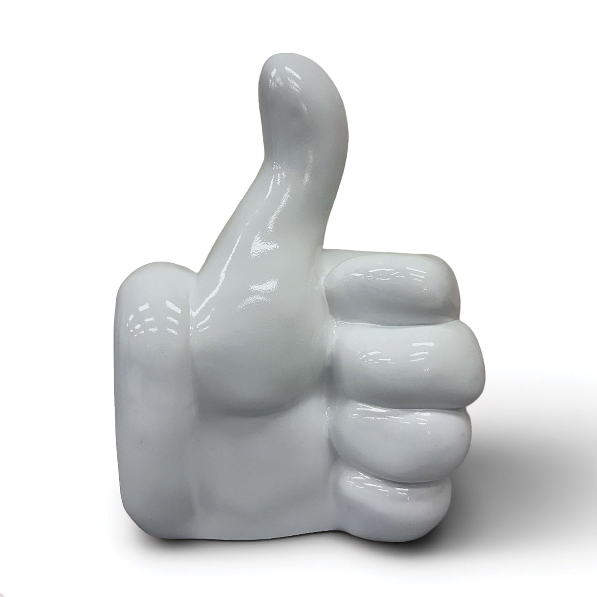 Urban Attitude Thumbs Up Statue - Glossy White