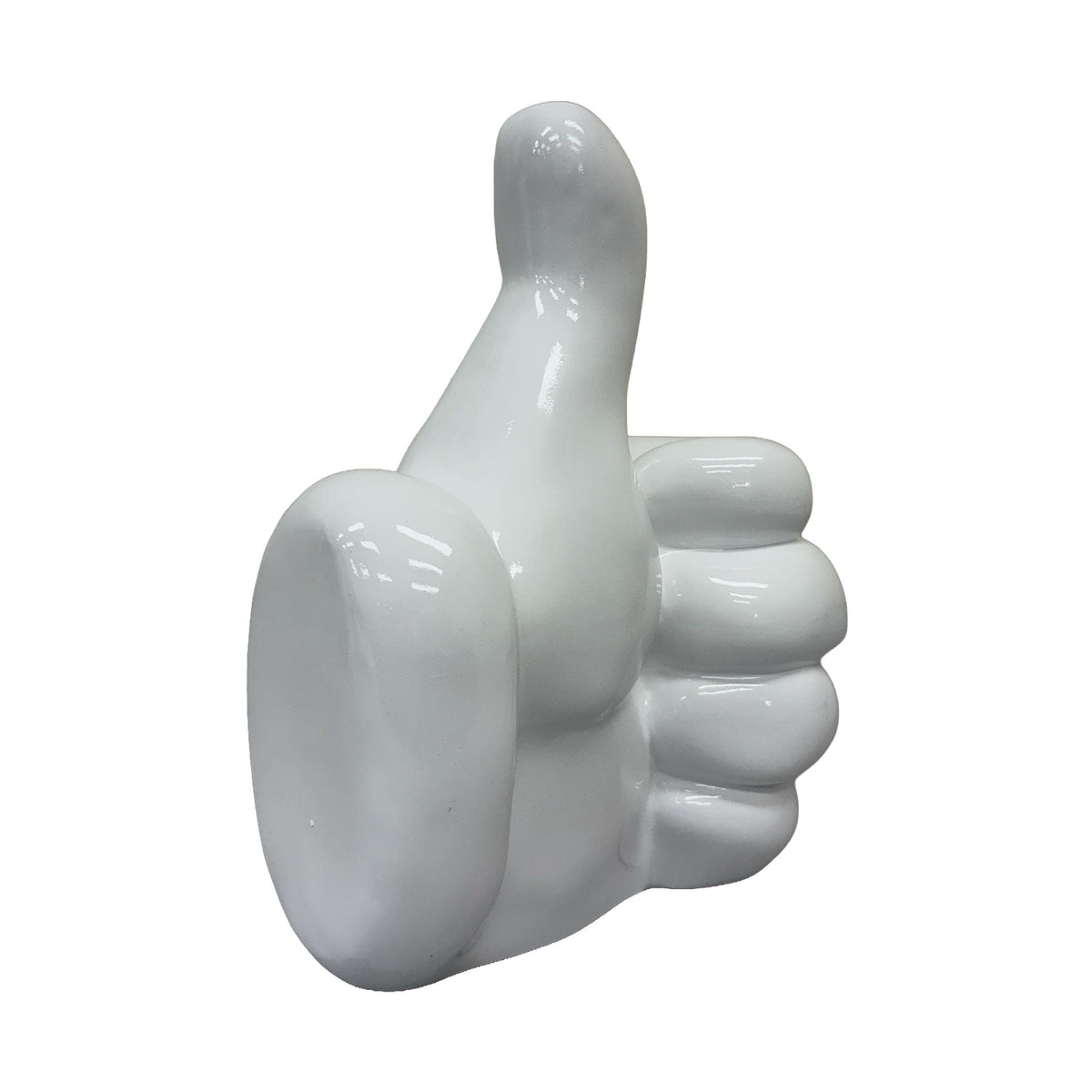 Urban Attitude Thumbs Up Statue - Glossy White