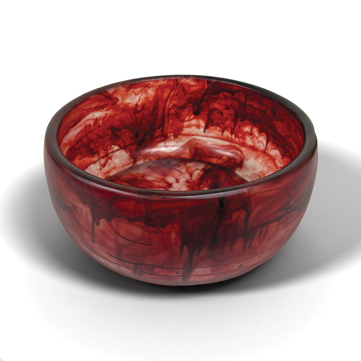 Urban Attitude INDI Medium Bowl Height 12cm, Width 26cm, Length 26cm - Berry Red