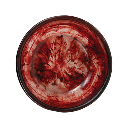 Urban Attitude INDI Medium Bowl Height 12cm, Width 26cm, Length 26cm - Berry Red