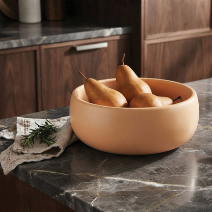 Urban Attitude INDI Medium Bowl Height 12cm, Width 26cm, Length 26cm - Stone Ivory