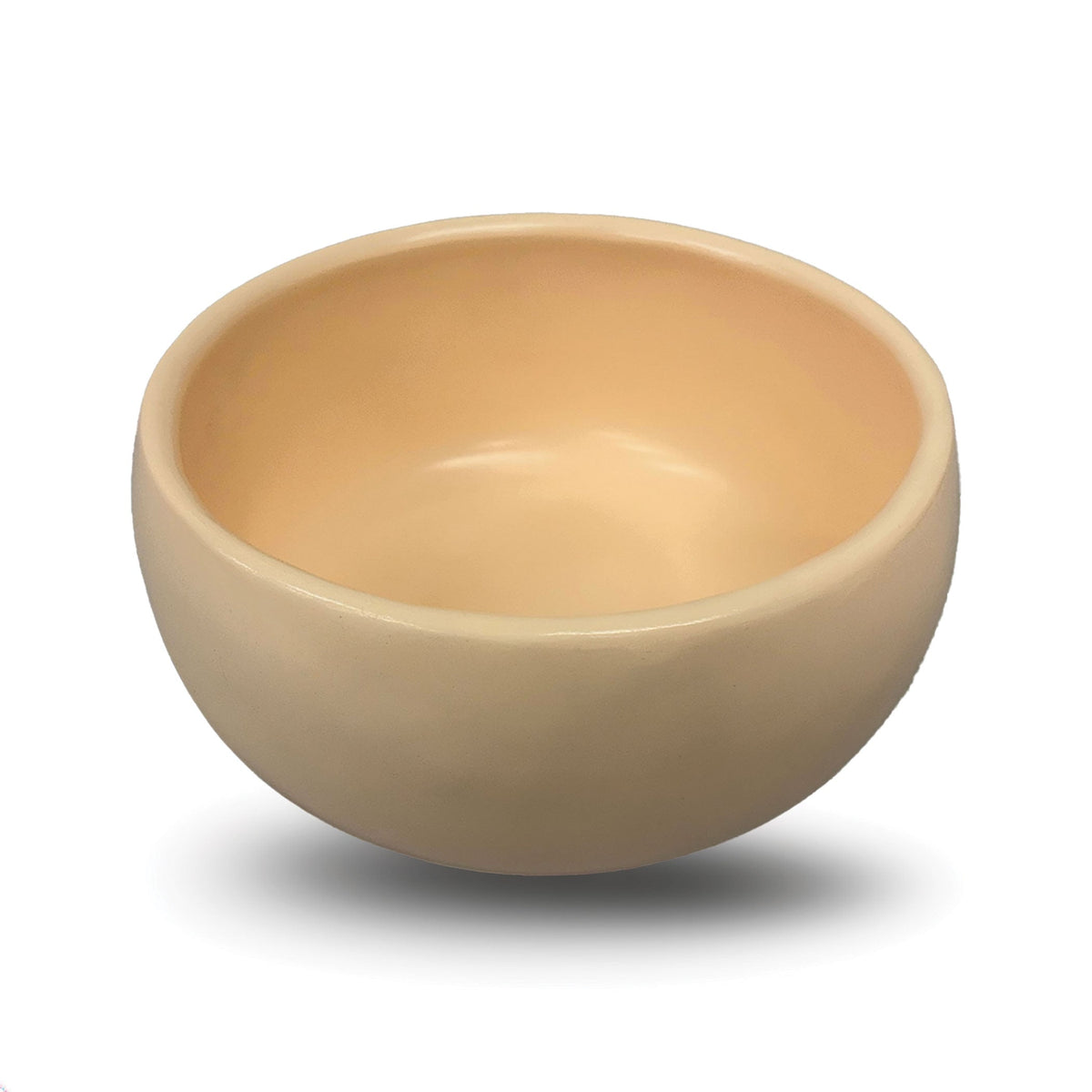 Urban Attitude INDI Medium Bowl Height 12cm, Width 26cm, Length 26cm - Stone Ivory