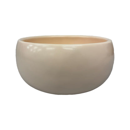 Urban Attitude INDI Medium Bowl Height 12cm, Width 26cm, Length 26cm - Stone Ivory