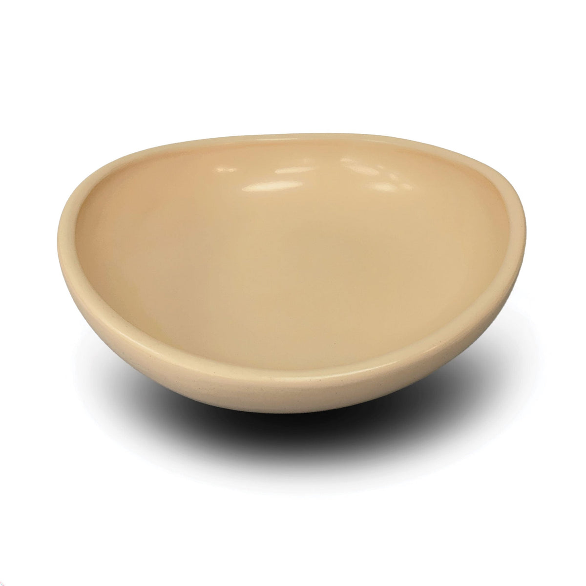 Urban Attitude JADE Medium Bowl Height 8cm highest, 5cm lowest, Width 27cm, Length 28cm - Stone Ivory