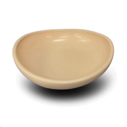 Urban Attitude JADE Medium Bowl Height 8cm highest, 5cm lowest, Width 27cm, Length 28cm - Stone Ivory