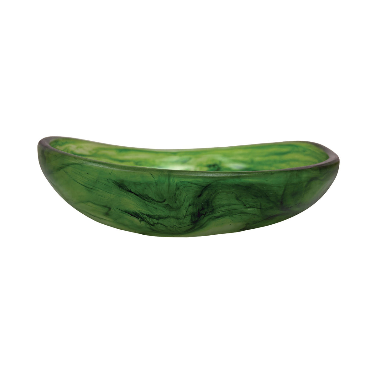 Urban Attitude JADE Medium Bowl Height 8cm highest, 5cm lowest, Width 27cm, Length 28cm - Sage Mist
