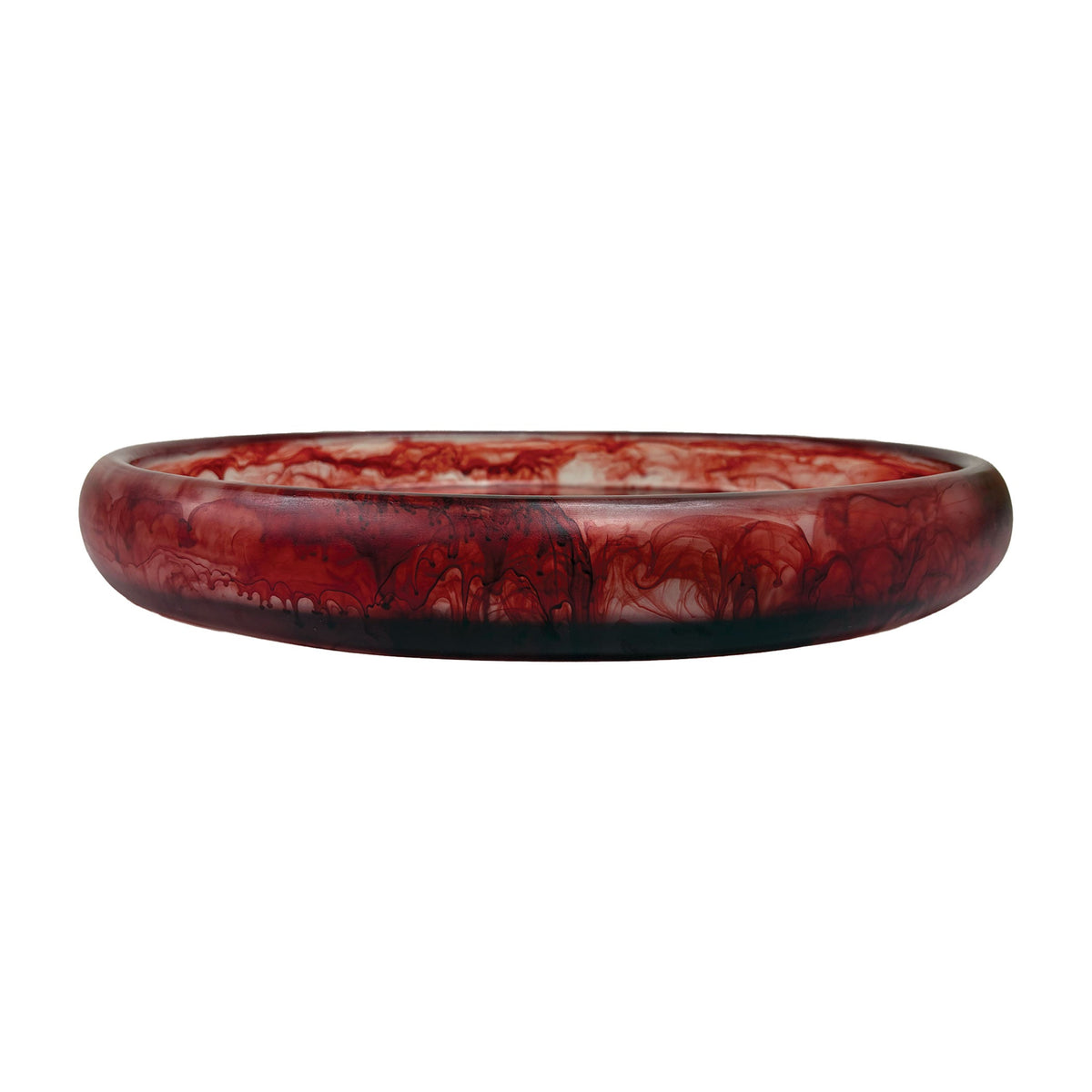 Urban Attitude MIA Extra Large Bowl Height 6cm, Width 37cm, Length 49cm - Berry Red
