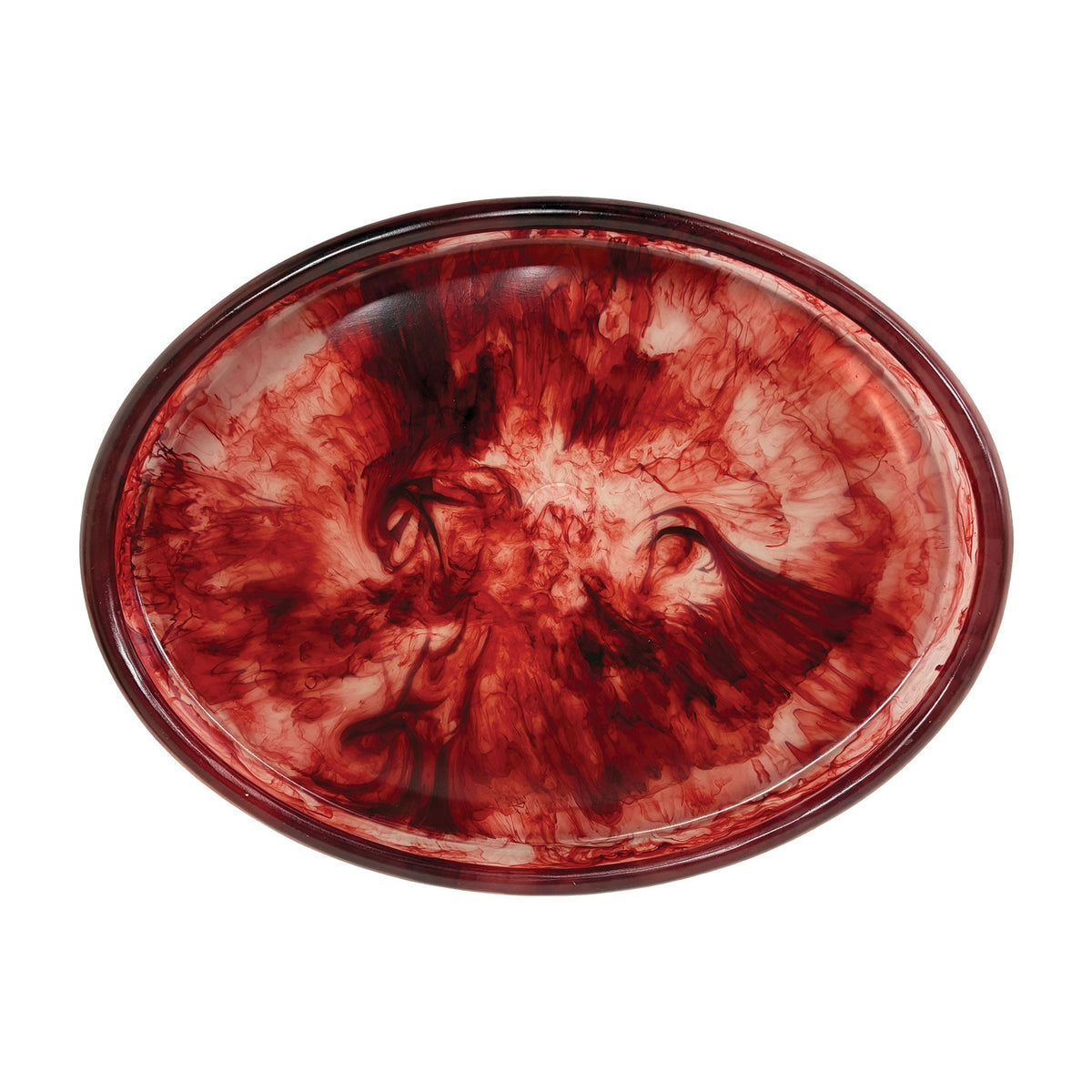 Urban Attitude MIA Extra Large Bowl Height 6cm, Width 37cm, Length 49cm - Berry Red