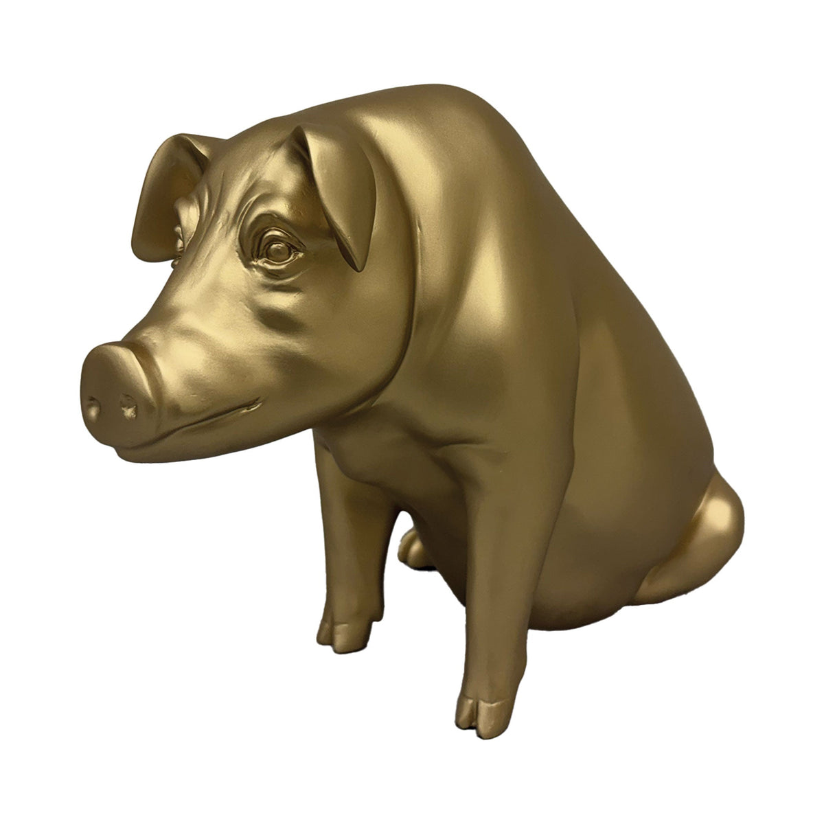 Urban Attitude Piggy Money Box - Matte Gold