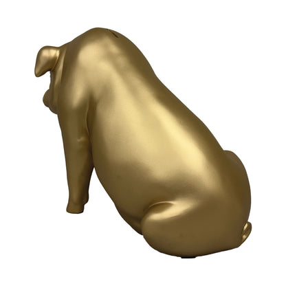 Urban Attitude Piggy Money Box - Matte Gold