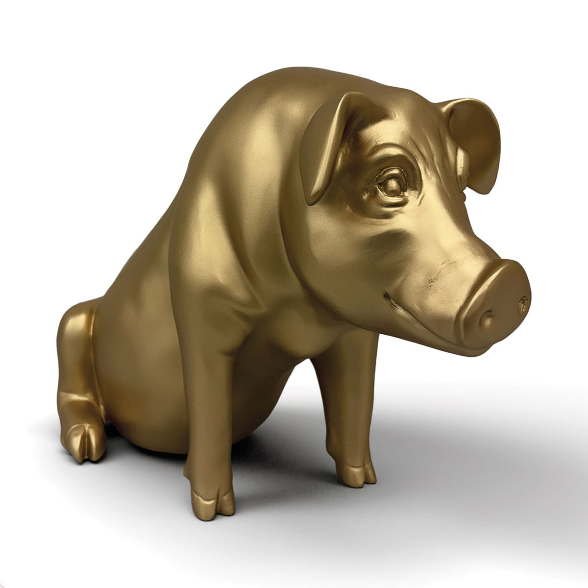 Urban Attitude Piggy Money Box - Matte Gold