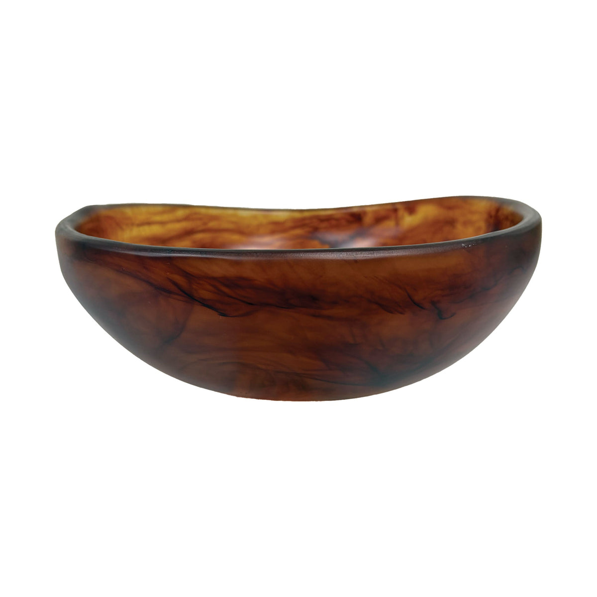 Urban Attitude RAQS Salad Bowl Height: 11.5cm, Width: 29.5cm, Length: 31cm - Dark Cocoa