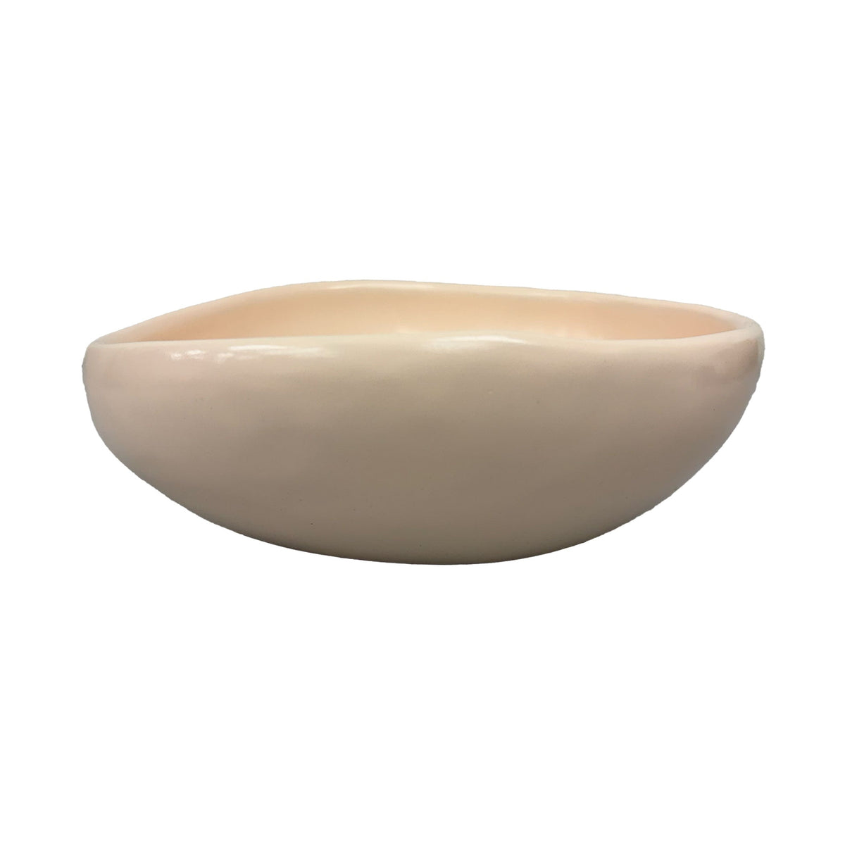Urban Attitude RAQS Salad Bowl Height: 11.5cm, Width: 29.5cm, Length: 31cm - Stone Ivory