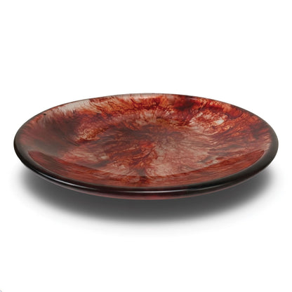 Urban Attitude SHAY Extra Large Bowl Height 6cm lowest 12cm highest by Width 52.5cm x 60cm - Berry Red
