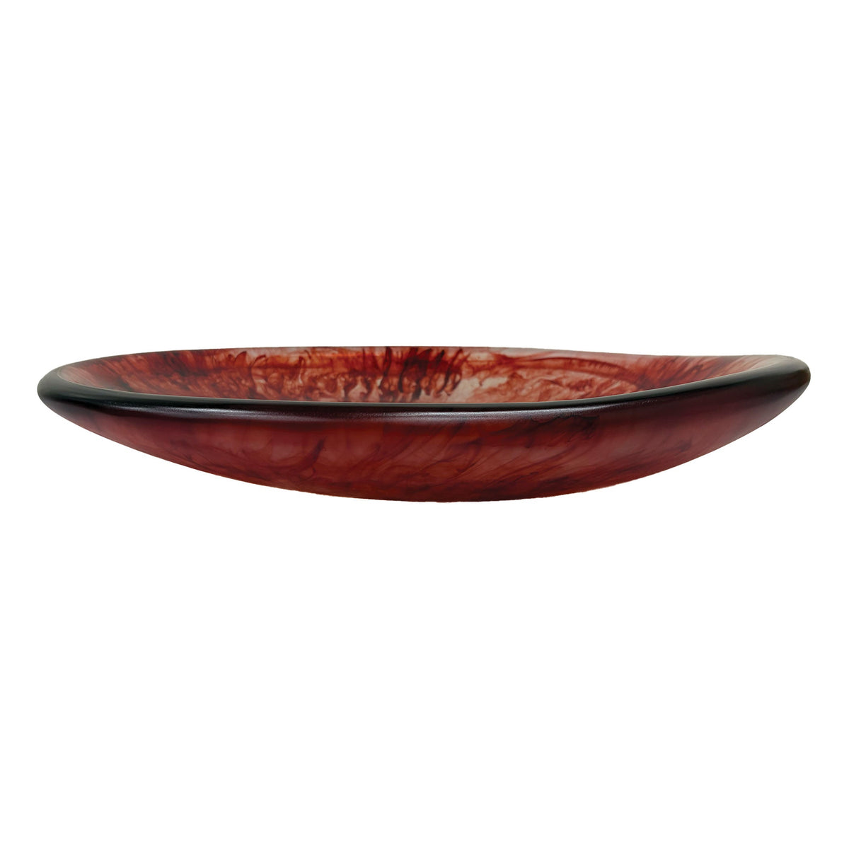 Urban Attitude SHAY Extra Large Bowl Height 6cm lowest 12cm highest by Width 52.5cm x 60cm - Berry Red